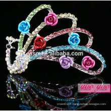 Vente en gros beauté reine métal princesse couronne